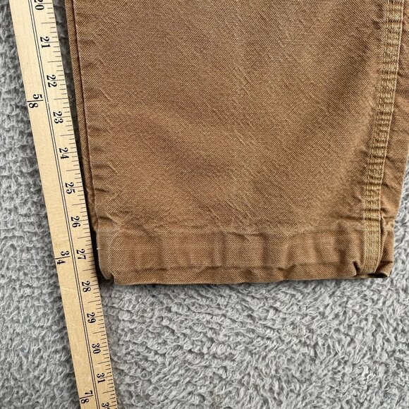 Bulwark FR Pants Mens 36x32 Tan Carpenter Pants Workwear Canvas - Picture 7 of 11